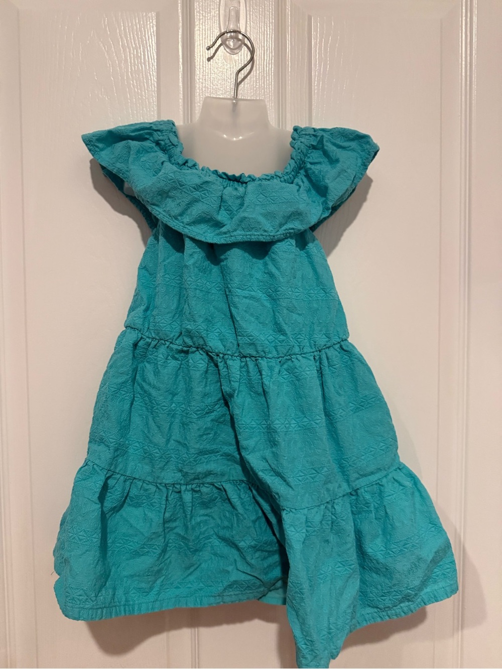 OshKosh B'gosh Turquoise Ruffle-Tier Dress